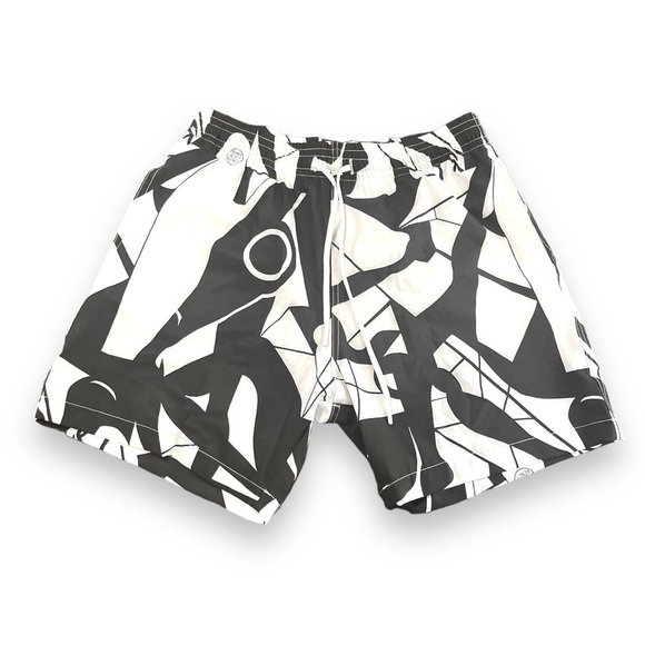 Swimnista x James Peter Henry Men's M Placcment Print Mid-Length Boardshorts NWT - Picture 2 of 7